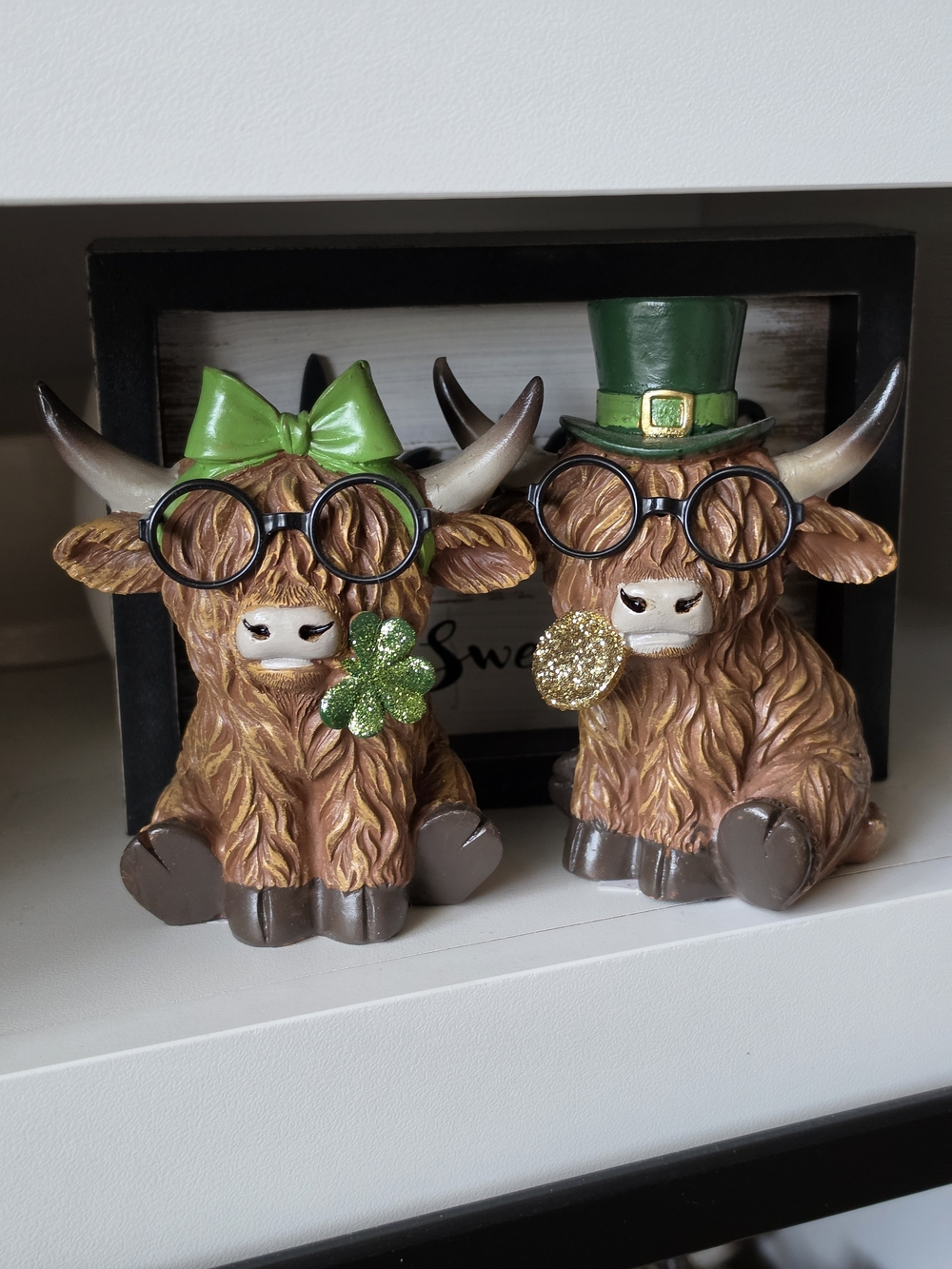 Hobby Lobby Highland Cow Figurines.
